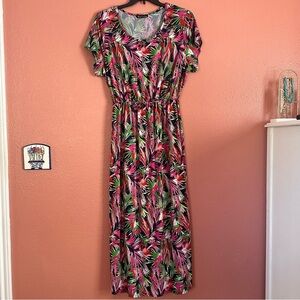 Tropical Print Women's Dress
